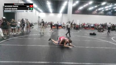 140 lbs Round 1 - McKenzie Partin, Mighty Warriors Wrestling vs Sawyer Martin, Alpha Elite