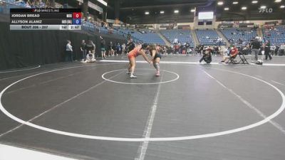 207 lbs Cons. Round 4 - Jordan Bread, Murray State vs Allyson Alaniz, Baker University