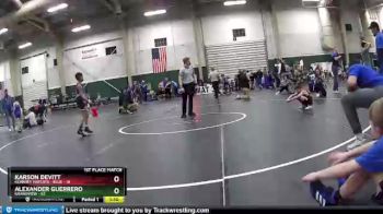 65 lbs Finals (2 Team) - Karson Devitt, Kearney Matcats - Blue vs Alexander Guerrero, Grandview