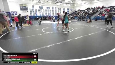 120 lbs Cons. Round 4 - Fatima Ramos, Elsinore vs Kainani Libunao, Aliso Niguel