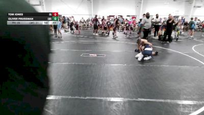 84 lbs Round 1 (6 Team) - Oliver Prussman, Longwood Wrestling Club vs Tom Jones, Power House
