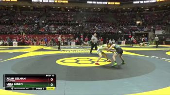 D1-106 lbs Cons. Round 2 - Adam Gelman, Sycamore vs Luke Green, Aurora