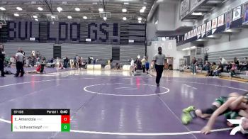 97-106 lbs Quarterfinal - Logan Schwarzkopf, Valparaiso Wrestling Club vs Emmett Amendola, Valparaiso Wrestling Club