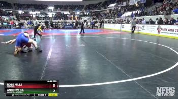 1A-4A 170 3rd Place Match - Andrew Gil, Houston Academy vs Ross Mills, Deshler