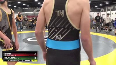 112 lbs Placement Matches (8 Team) - Brody Page, Olympia/Demolition vs RJ Taff, Refuse To Lose