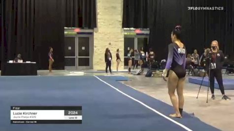 Lucie Kirchner - Floor, Jaycie Phelps #329 - 2021 USA Gymnastics Development Program National Championships