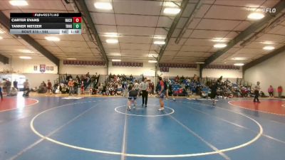 144 lbs 1st Place Match - Tanner Metzer, Thunder Basin High School vs Carter Evans, Natrona County