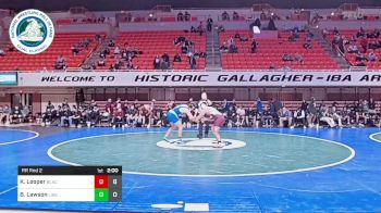 215 lbs Rr Rnd 2 - Kolby Looper, Blackwell vs Brooks Lawson, Liberty High School