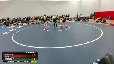 170 lbs Cons. Round 2 - Ava Dafoe, Thermopolis vs Ellidi Joy, Powell