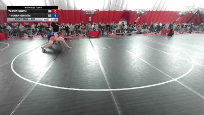 285 lbs Quarterfinal - Travis Smith, Whitehall vs Ruger Groom, Excel