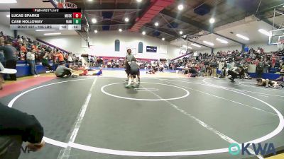 105 lbs Rr Rnd 3 - Lucas Sparks, Muskogee Rougher Youth Wrestling vs Case Holloway, Vian Wrestling Club