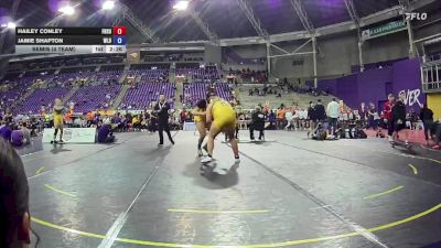 207 lbs Semis (4 Team) - Jamie Shapton, West Liberty vs Hailey Conley, Fort Hays State