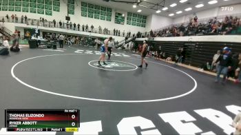 190 lbs Cons. Round 2 - Thomas Elizondo, Mountain View vs Ryker Abbott, Lyman