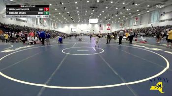 58 lbs Cons. Round 3 - Adeline Jones, Whitney Point Youth Wrestling Club vs MaryJane Miller, Penn Yan Wrestling Club