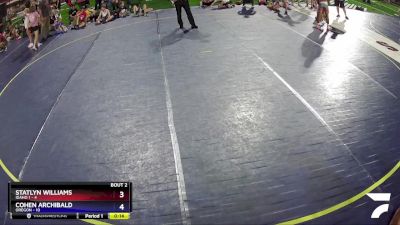 110 lbs Round 2 (8 Team) - Bentley Maddox, Idaho 1 vs Quinn Salois, Montana