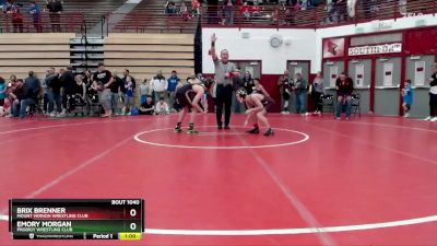 93-102 lbs Quarterfinal - Emory Morgan, Prodigy Wrestling Club vs Brix Brenner, Mount Vernon Wrestling Club