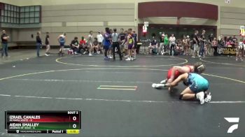 125 lbs Quarterfinals (8 Team) - Aidan Smalley, Legends Of Gold vs Izrael Canales, Mi Mafia White