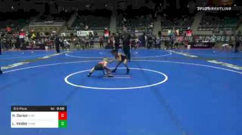 52 lbs 3rd Place - Hayes Daniel, Honey Badger WC vs Lealani Valdez, Pomona Elite