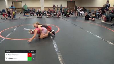 95 lbs Rr Rnd 5 - Echo Robertson, OMP Girls vs Ashlyn Fiorilli, Phoenix Girls Red