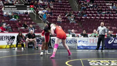 235 lbs First Round - Zoey Murphy, Southmoreland-G vs Samara Bailey, Crestwood-G