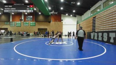 133 lbs Cons. Round 2 - Mateo Lemos, Santa Rosa Junior College vs Joel Ong, Santa Ana College