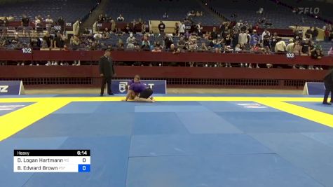Drew Logan Hartmann vs Blake Edward Brown 2024 Pan IBJJF Jiu-Jitsu No-Gi Championship