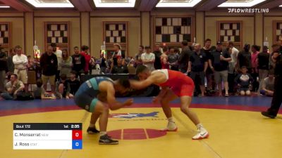 70 kg Semifinal - Christian Monserrat, New York Athletic Club vs Jonathan Ross, State College Area High School Wrestling