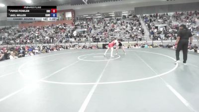 76 Finals kg Champ. Round 2 - Piper Fowler, Statesman Wrestling Club vs Jael Miller, Cardinal WC