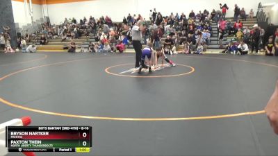 B-16 lbs Semifinal - Paxton Thein, North Liberty Thunderbolts vs Bryson Nartker, Pack732