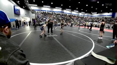 70 lbs Final - Oliver Thomas, Mustang Bronco Wrestling Club vs Daxon Avery, Newcastle Youth Wrestling