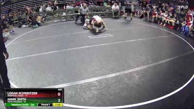 105 lbs Round 4 (6 Team) - Logan Schweitzer, Nebraska Maize vs Hawk Smith, Team Missouri