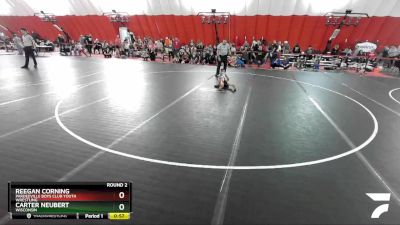 57-59 lbs Round 2 - Reegan Corning, Pardeeville Boys Club Youth Wrestling vs Carter Neubert, Wisconsin