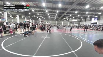 116 lbs Consolation - Arturo Rangel, Tucson Cyclones vs Jordan Madrid, Tucson Cyclones