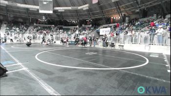 80 lbs Round Of 32 - Karter Diggs, HURRICANE WRESTLING ACADEMY vs Haskell Hertz, Warner Eagles Youth Wrestling