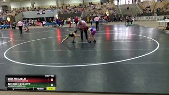 73 lbs Quarterfinal - Leia McCallie, Minion Training Center vs Brecken Elliott, Wildcats Wrestling