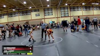 84-86 lbs Round 3 - Ak Fernandez, SMWC Wolfpack vs Axel Landry, Mat Ratz