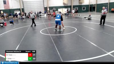 285 lbs Placement Matches (16 Team) - Israel Uma, Kearney vs Bryson Huey, Columbus