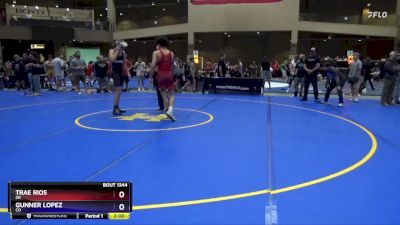 165 lbs Quarterfinal - Trae Rios, OK vs Gunner Lopez, CO