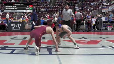 133 lbs Consi 2 - Christian Best, Big Spring vs Austin Bernash, Chestnut Ridge