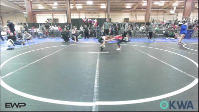 46-50 lbs Consi Of 4 - Madelyn Fortney, Duncan Demon Wrestling vs Genevieve Foust, Shelton Wrestling Academy
