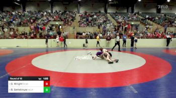 85 lbs Round Of 16 - Gage Wright, Heard Wrestling Club vs Brandon Settelmyer, Bluff Wrestling Club