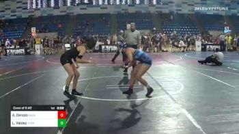 109 lbs Consi Of 8 #2 - April Denolo, Pounders WC vs Lola Valdez, Thornton