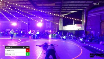 116 lbs Rr Rnd 4 - Amelia Rule, NM Wolf Pack vs Harper Greer, Wrecking Crew