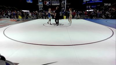 110 lbs Round Of 64 - Kylie Klum, WI vs Abbi Cooper, CA