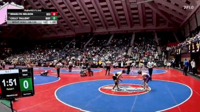 3A-138 lbs Champ. Round 1 - Braelyn Nelson, Gilmer County vs Cully Tallent, Mary Persons