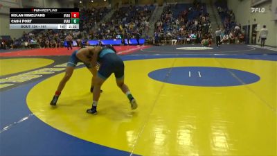 141 lbs Cons. Round 2 - Nolan Himelfarb, Unattached-Vanguard vs Cash Port, Unattached-Vanguard