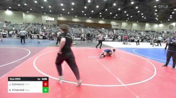 109 lbs Consi Of 4 - Jaydence Iszkiewicz, Gold Rush vs Alivia Kirkendall, Small Town WC