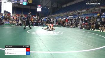 132 lbs Rnd Of 128 - River Wardle, Utah vs Quinton Chapman, Indiana