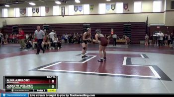 121C 1st Place Match - Addesyn Welcher, West Delaware, Manchester vs Alina Ajruloski, Independence