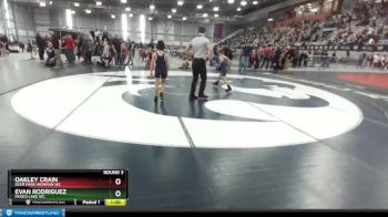 70-71 lbs Round 3 - Evan Rodriguez, Moses Lake WC vs Oakley Crain, Deer Park Ironman WC